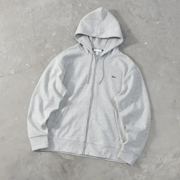 Design Basic Gray Sweatshirt Hoodie - 8