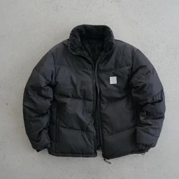 thumbnail for Heavy-wash autumn short wide-fit Detroit jacket, workwear zipper cleanfit jacket