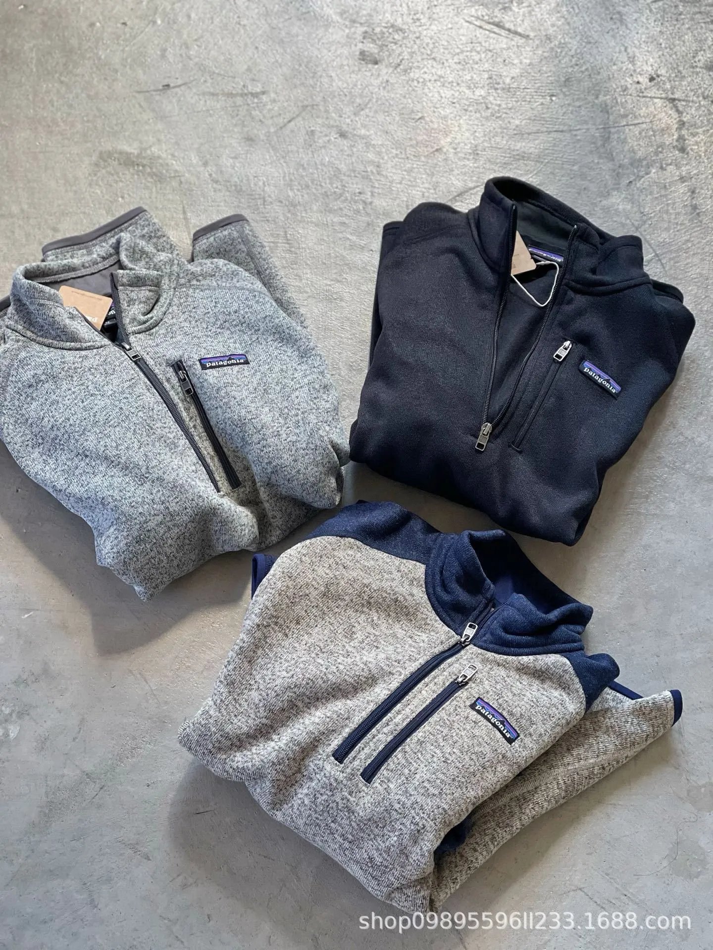 Knit Half Zip Fleece Hoodie photo 5