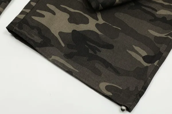 Design Camo Cargo Pants Army Green Pants - 9