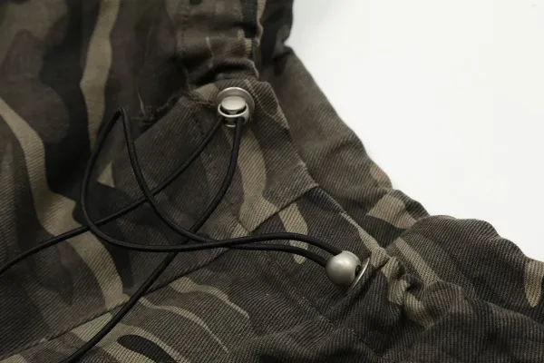 Design Camo Cargo Pants Army Green Pants - 7