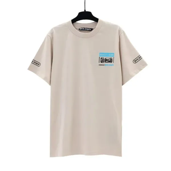 Palm Angels Haas F1 Team Graphic T-Shirt Beige - 1