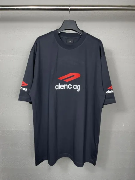 Design Alenc AG Logo Graphic T-Shirt Navy T-Shirts - 1
