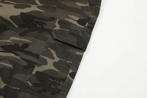 Design Camo Cargo Pants Army Green Pants - 8