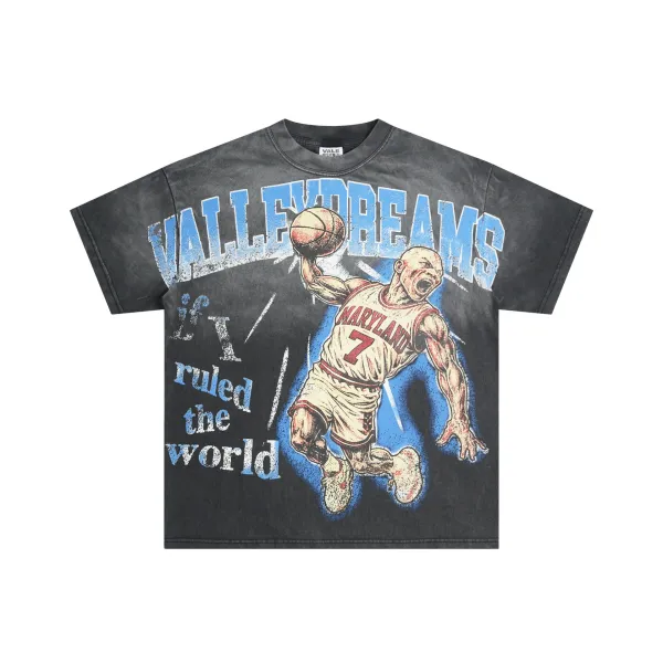 Design Vale Valleydreams 'If I Ruled The World' Maryland Basketball Graphic T-Shirt T-Shirts - 1