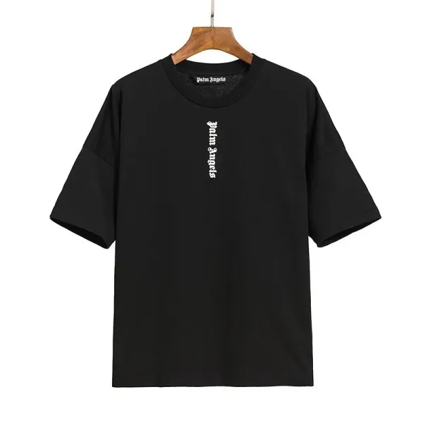 Palm Angels Palm Tree Skull Print Black T-Shirt - 40
