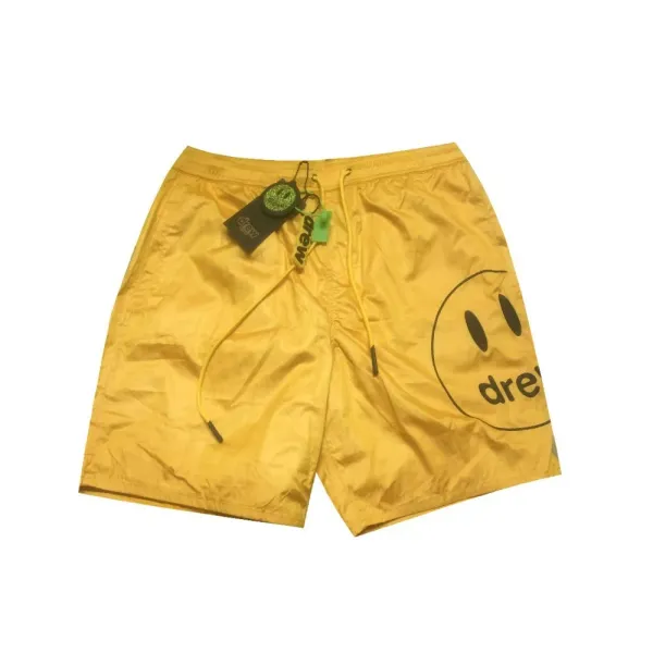 Drew House Smiley Face Yellow Swim Shorts Swimwear - 1