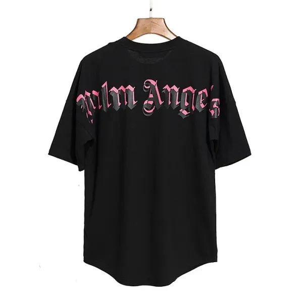 Palm Angels Palm Tree Skull Print Black T-Shirt - 53