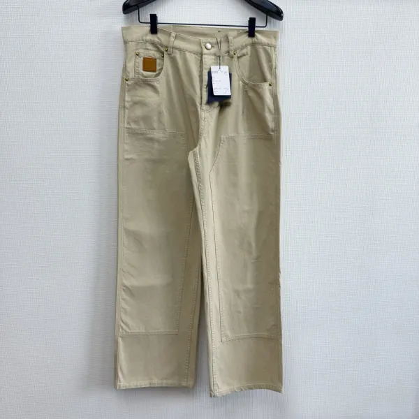 Carhartt WIP Double Knee Pants Beige Pants - 1