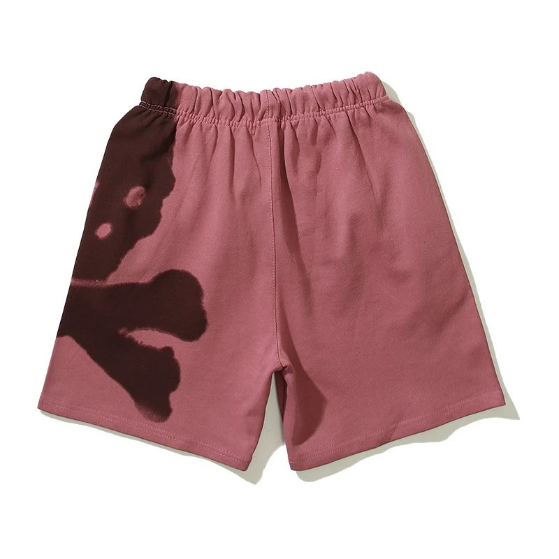 Cactus Jack Skull Print Black Pink Streetwear Shorts