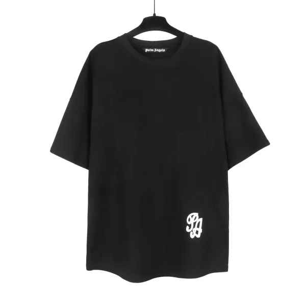 Palm Angels Palm Tree Skull Print Black T-Shirt - 87
