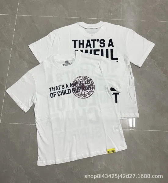 Design 'That's A Awful Lot Of Child Support' Graphic T-Shirt White - 1