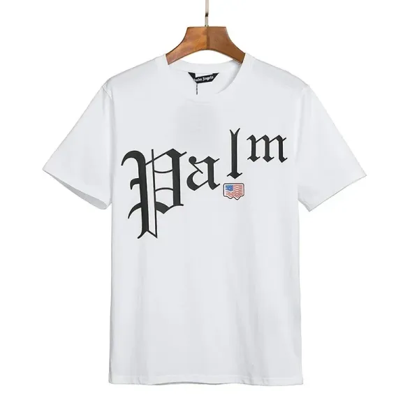 Palm Angels Palm Tree Skull Print Black T-Shirt - 31