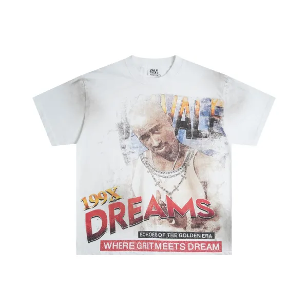 Design Vale 199X Dreams Graphic T-Shirt White T-Shirts - 1