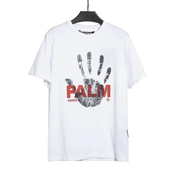 Palm Angels Palm Tree Skull Print Black T-Shirt - 54