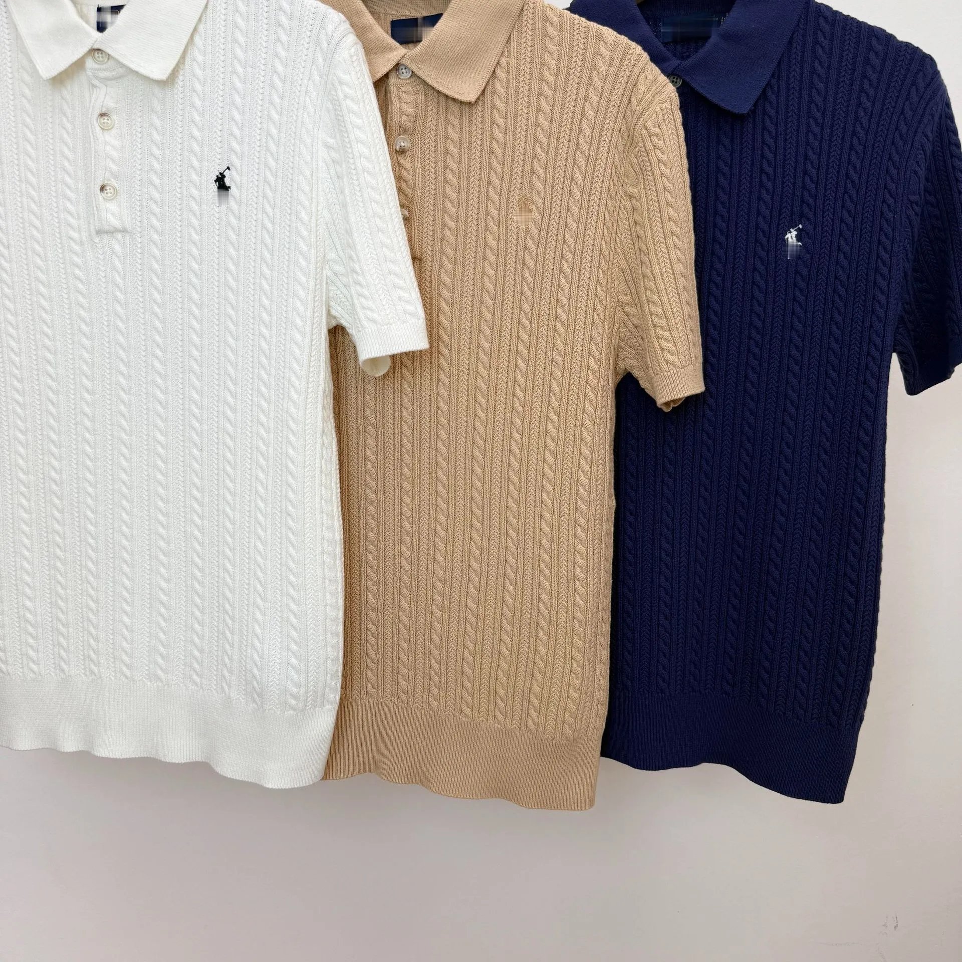 Knit Polo Sweater with Embroidery photo 7