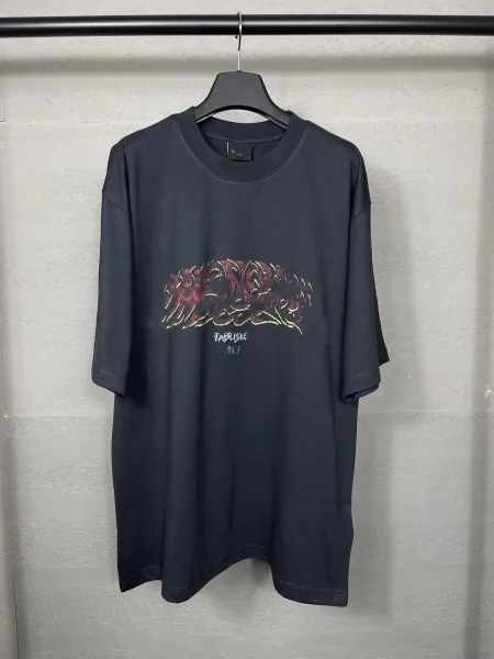 Design Established 1987 Graphic Print Oversized T-Shirt T-Shirts - 1
