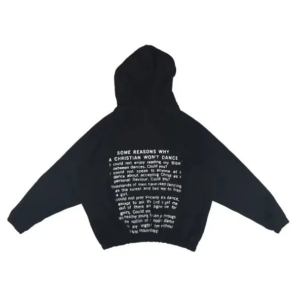 Design Vintage Washed Black Graphic Zip-Up Hoodie - 4