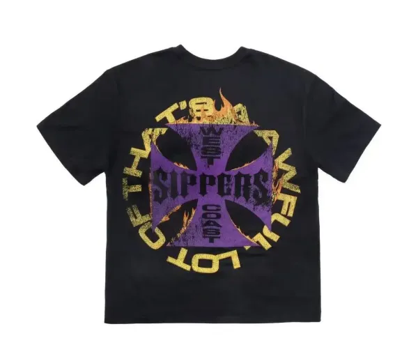 Art That Kills West Coast Sippers T-Shirt Black - 1