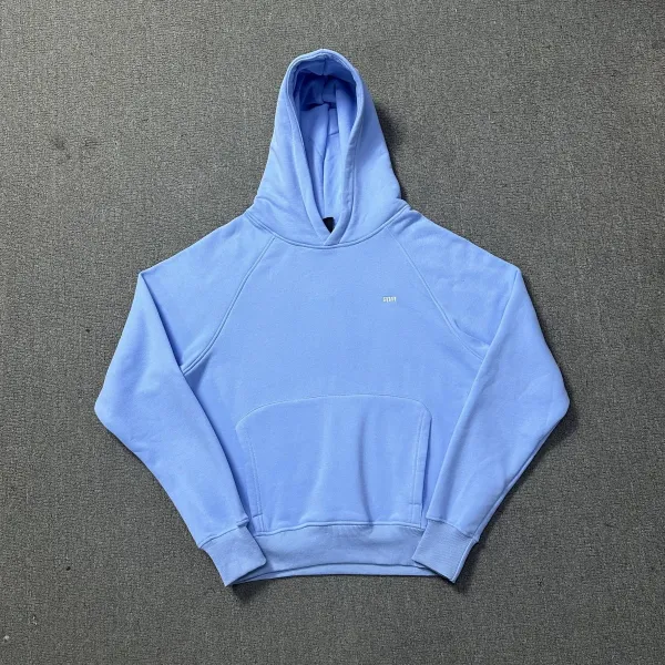 EPM Light Blue Minimalist Hoodie - 1