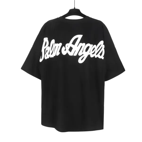 Palm Angels Palm Tree Skull Print Black T-Shirt - 88