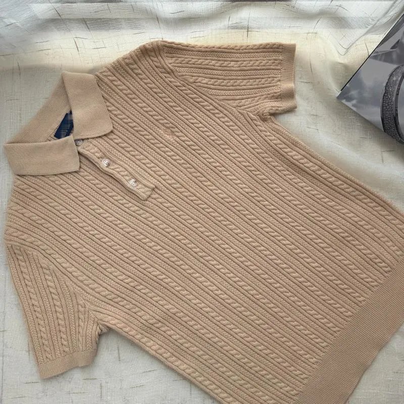 Knit Polo Sweater with Embroidery photo 3