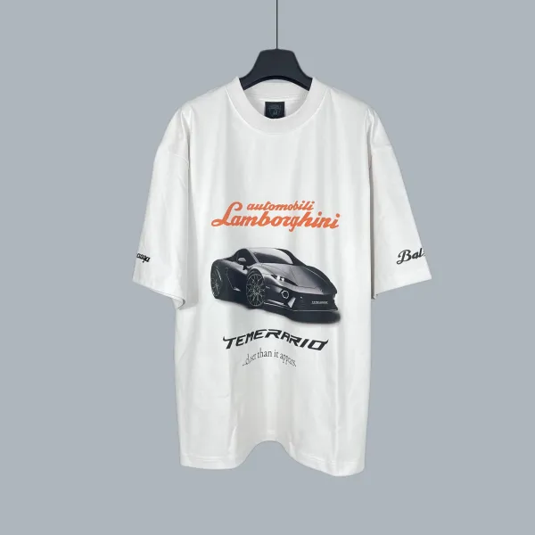 Design Lamborghini Temerario Graphic T-Shirt White T-Shirts - 1