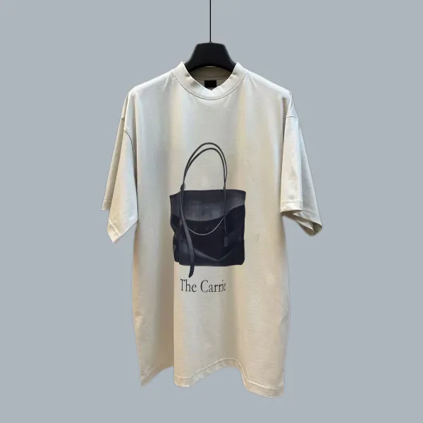 Design The Carrie Graphic T-Shirt Beige - 1