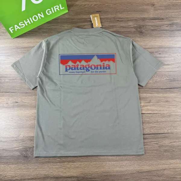Patagonia P-6 Logo Responsibili-Tee Sage Green T-Shirt - 1