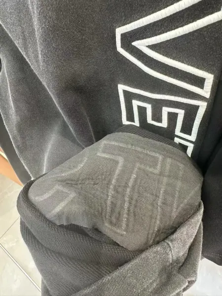 Vetements Logo Print Black Sweatpants - 8
