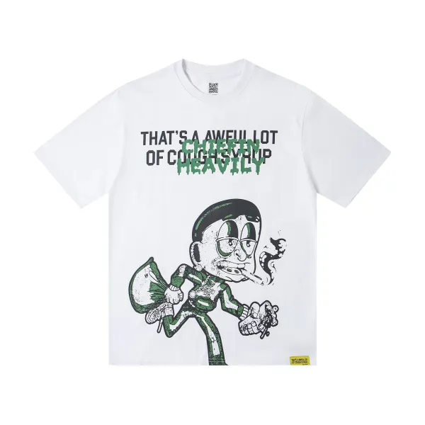Design 'That's A Awful Lot Of Sex!' Graphic Print Black T-Shirt - 9