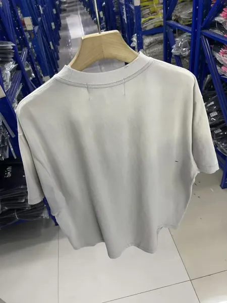 Off-White x Kitti Distressed Graphic Tee Beige T-Shirt - 36