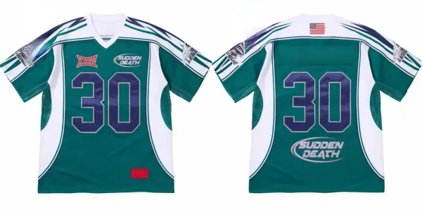 Design Sudden Death XXIV Jersey Green / White / Purple Football Jersey - 1