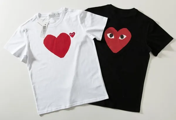 Comme des Garçons Play Camo Heart White T-Shirt - 31