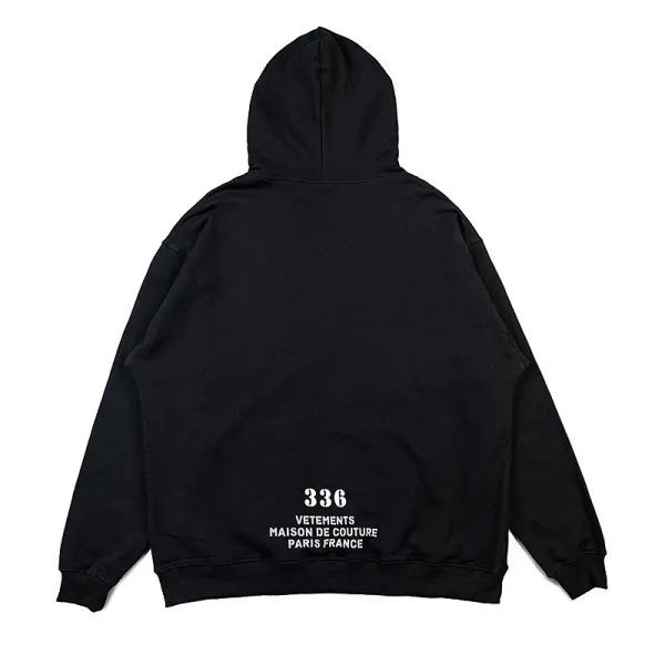 Vetements Haute Couture White Hoodie - 93