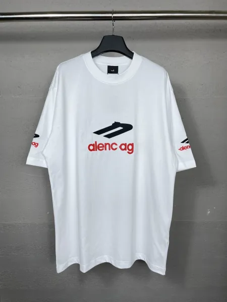 Design Alenc Ag Logo Graphic T-Shirt White T-Shirts - 1