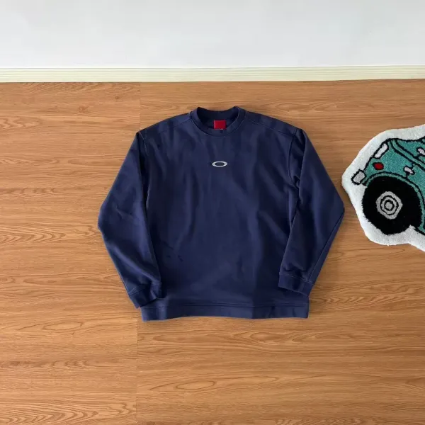 Oakley Logo Crewneck Black Sweatshirt Sweater - 7