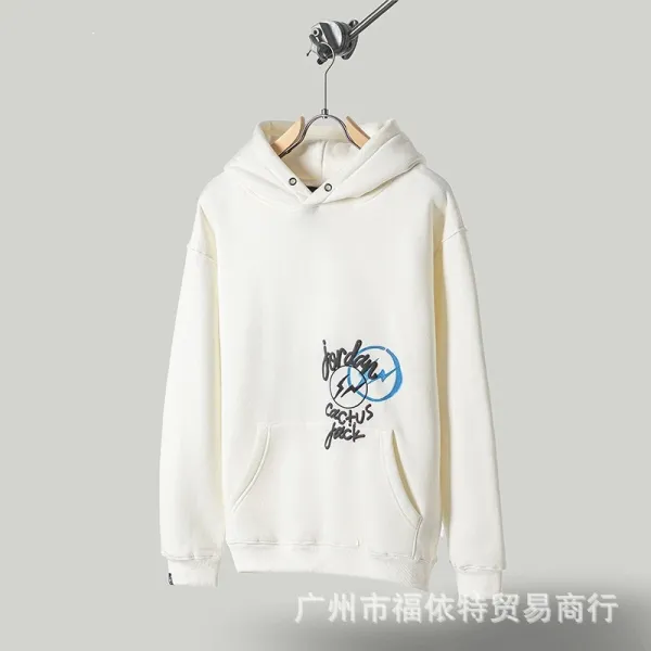 Cactus Jack Graphic Hoodie Beige - 1