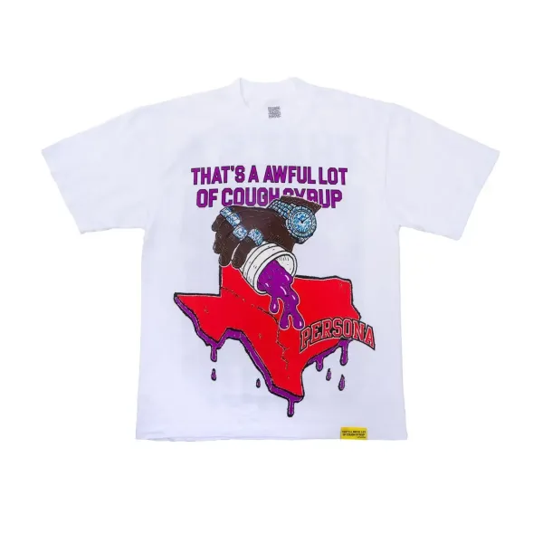 Design Persona That's A Awful Lot Of Cough Syrup White T-Shirt T-Shirts - 1