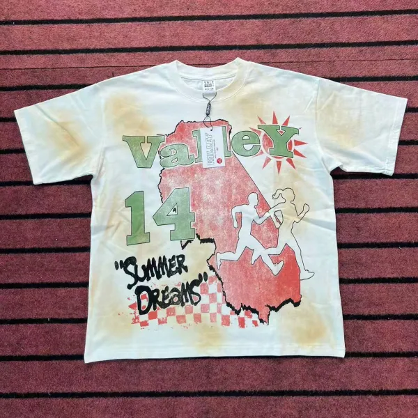 Design Valley 'Summer Dreams' 14 Graphic Tee White T-Shirts - 1