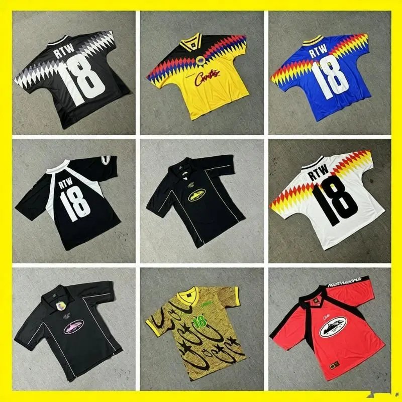 运动短袖T恤足球服透气polo衫情侣装