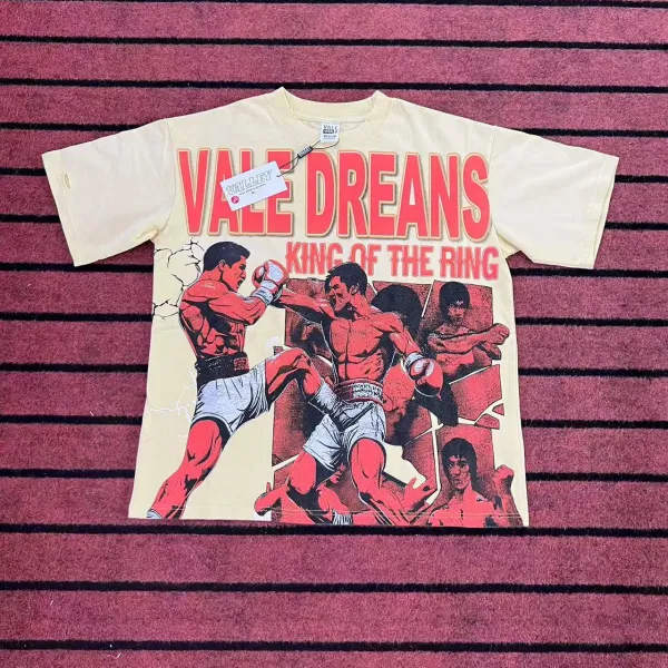 Design Valley Dreams King of the Ring Graphic T-Shirt T-Shirts - 1