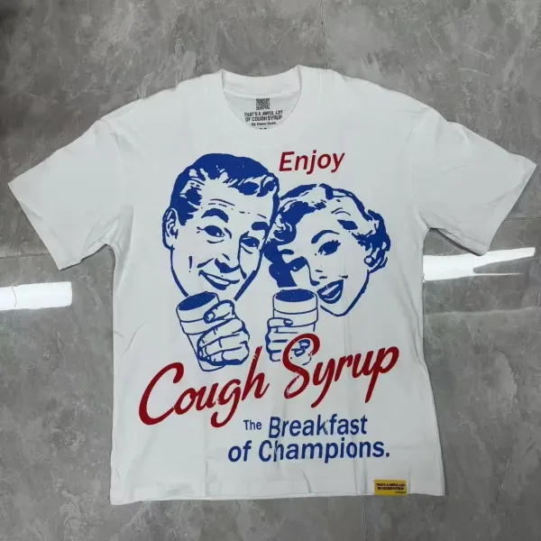 Design Deseto Dubb That's A Awful Lot Of Cough Syrup White T-Shirt T-Shirts - 1