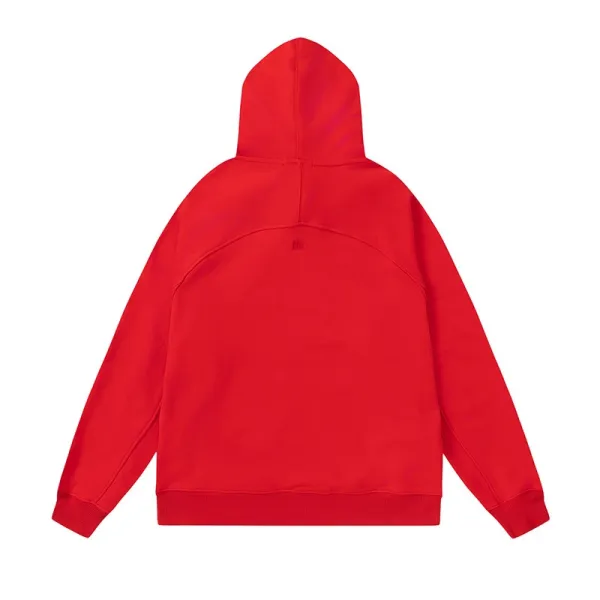 Ami Paris College Sweatshirt Gray Hoodie - 16