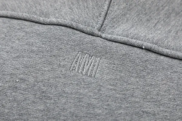 Ami Paris College Sweatshirt Gray Hoodie - 39