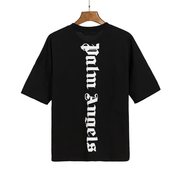 Palm Angels Palm Tree Skull Print Black T-Shirt - 41
