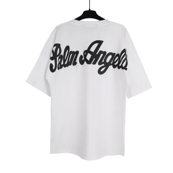 Palm Angels Palm Tree Skull Print Black T-Shirt - 84