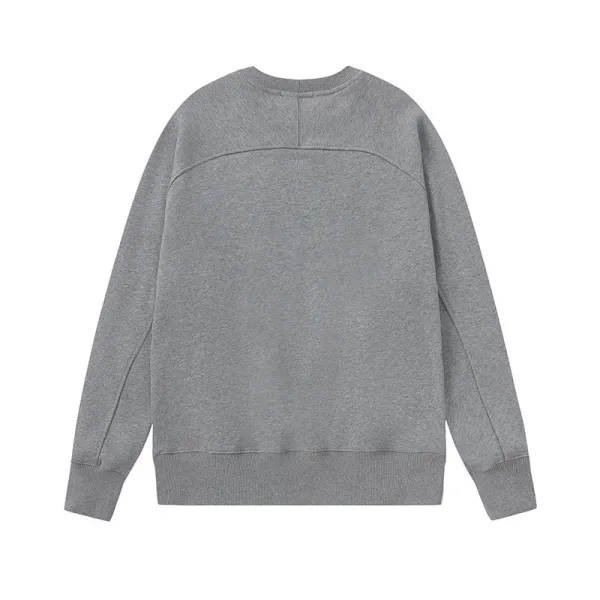 Ami Paris College Sweatshirt Gray Hoodie - 30