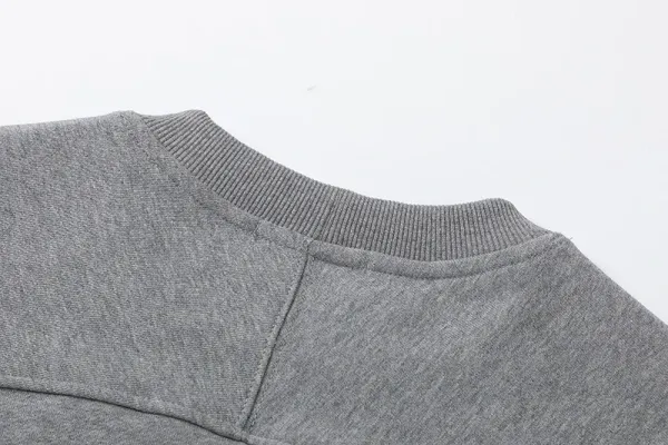 Ami Paris College Sweatshirt Gray Hoodie - 38