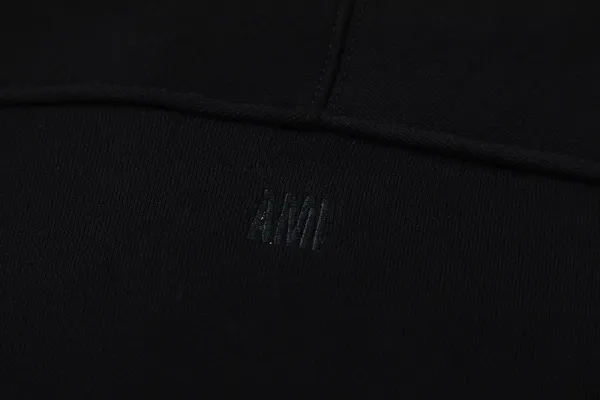 Ami Paris College Sweatshirt Gray Hoodie - 46